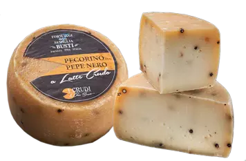 pecorino con pepe nero a latte crudo